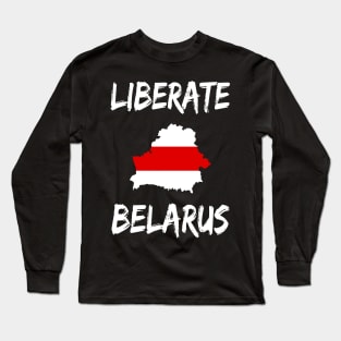 LIBERATE BELARUS PROTEST Long Sleeve T-Shirt